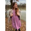 Vaflové šaty Anne s propínáním